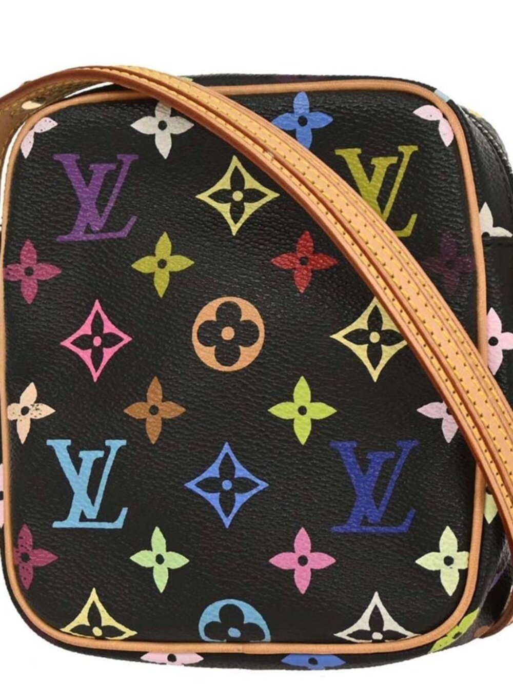 Louis Vuitton Black Monogram Multicolor Rift Shoulder Bag M40056 TH1015 154213